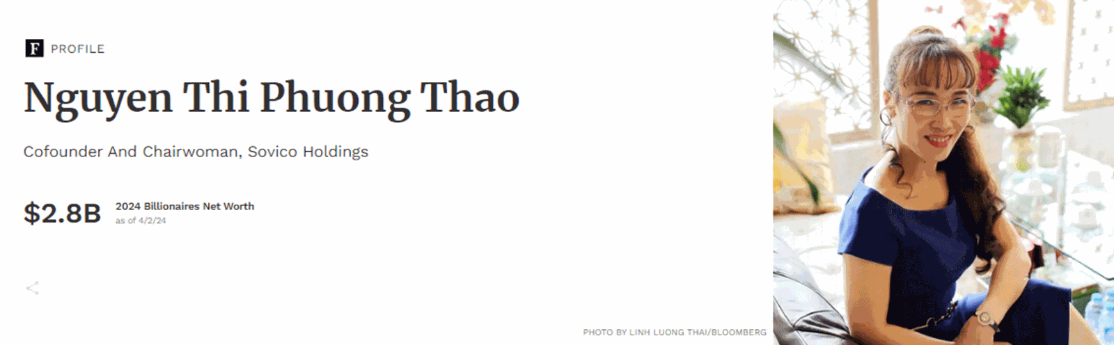 Tỷ phú USD Việt Nam có tài sản tăng mạnh bậc nhất nhờ đâu?