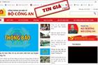 Cảnh báo trò giả mạo website của Bộ Công an để lừa đảo