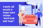 9 bước để người vi phạm giao thông 