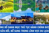 Công bố 11 thủ tục hành chính được sửa đổi, bổ sung trong lĩnh vực du lịch